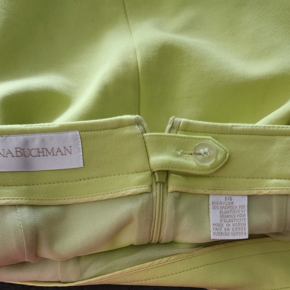 Vintage Dana Buchman Women's Suite in Lime Green. - Picture 13 of 16